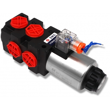 ELEKTROZAWÓR 6/2 DZIELNIK ZAWÓR ELEKTRYCZNY SZEREGOWY 90L 12V G3/4" 3 SEKCJA TURA